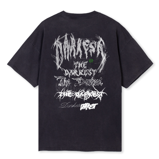 TABLE TAGGING Vintage Black Oversized Tee.