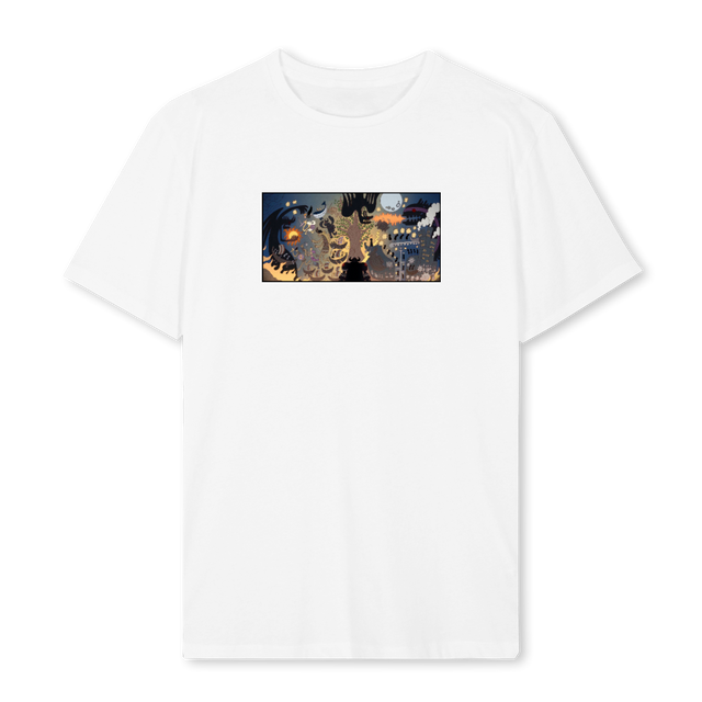 ONEPIECEZ White Regular Tee.