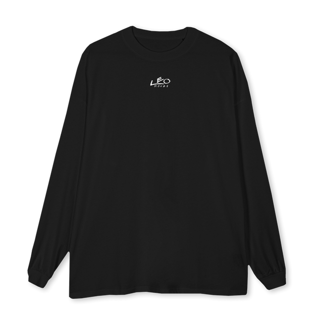 LMLONGSHIRTONE Black Oversized LS Tee.