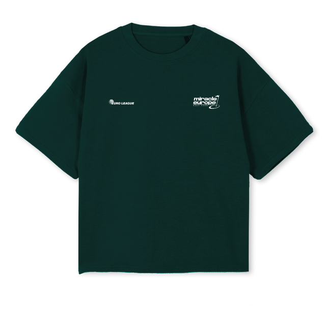 SAMPLEXSEVEN Wild Green Oversized Boxy Tee.