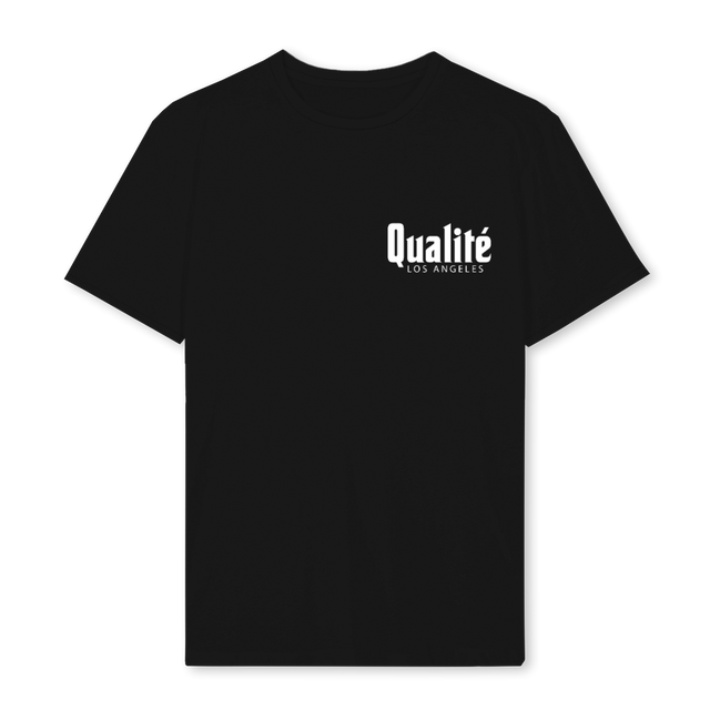 REGULAR Black Regular Tee.