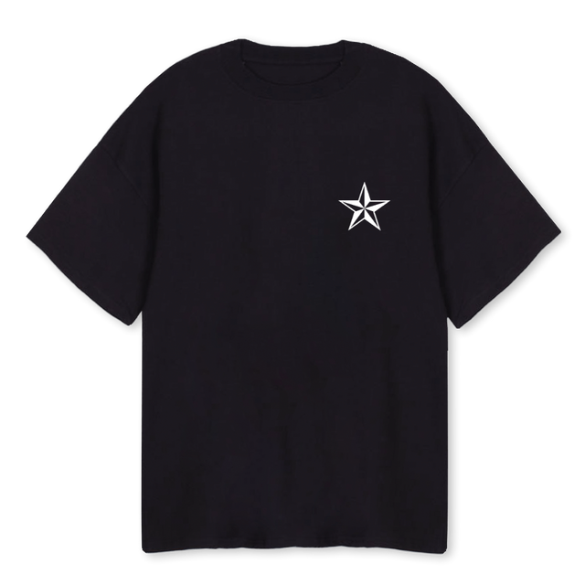 FB Black Oversized Tee.