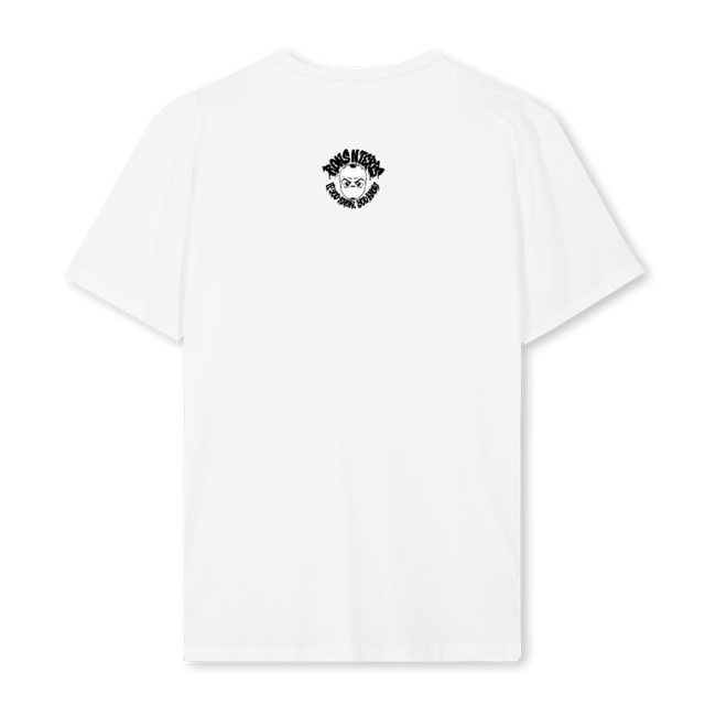SECONDTEE White Regular Tee.