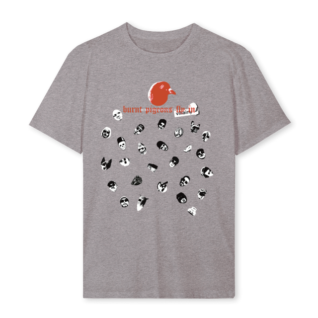 FRIENDS FAM PIGEON Grey Marl Regular Tee.