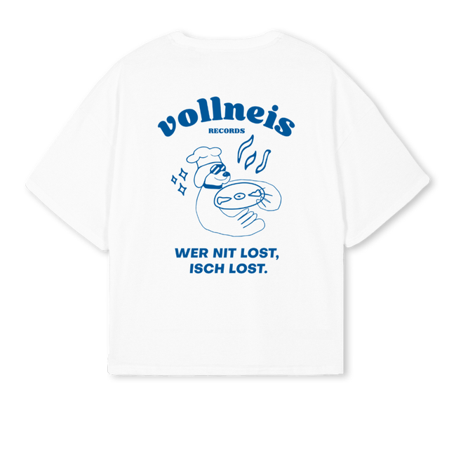 WERNITLOSTWHITE White Oversized Boxy Tee.
