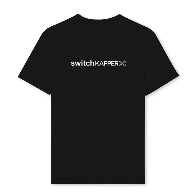 SWITCH BY IVANA Black Regular Tee.