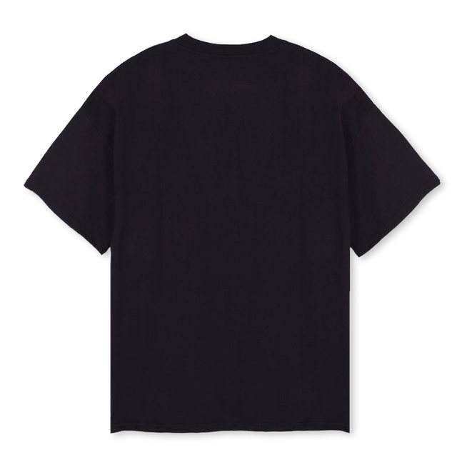 TEAMBLKOVT Black Oversized Tee.