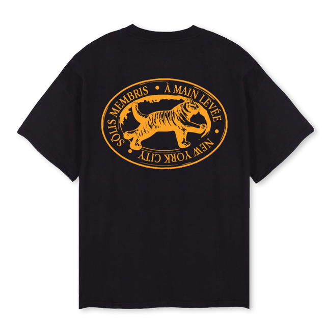 SOLISTIGERMEMBER Black Oversized Tee.