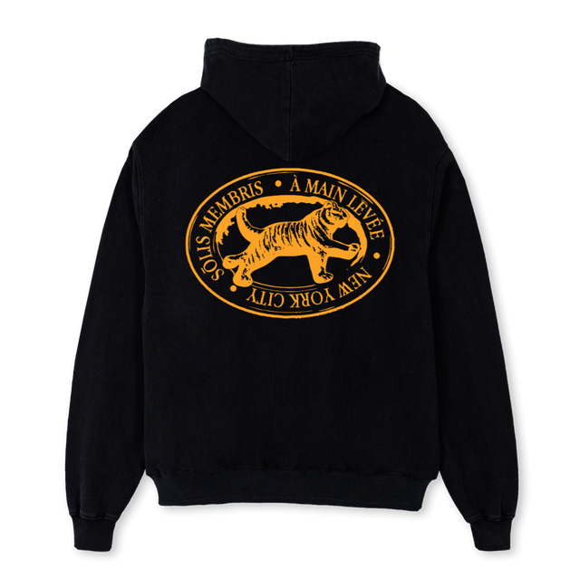 SOLISTIGERMEMBERHOOD Black Oversized Hoodie.