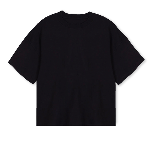 GARUDA Black Oversized Boxy Tee.