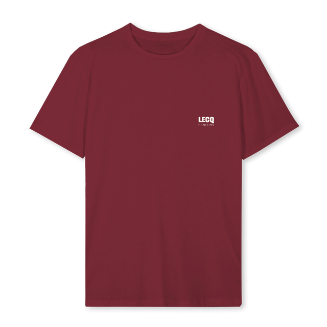 LECQ BURGUNDY Burgundy Regular Tee.