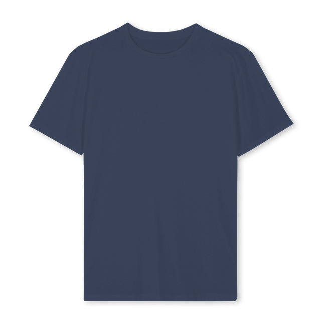 NEVERSHRINKBACKNAVYR Navy Blue Regular Tee.