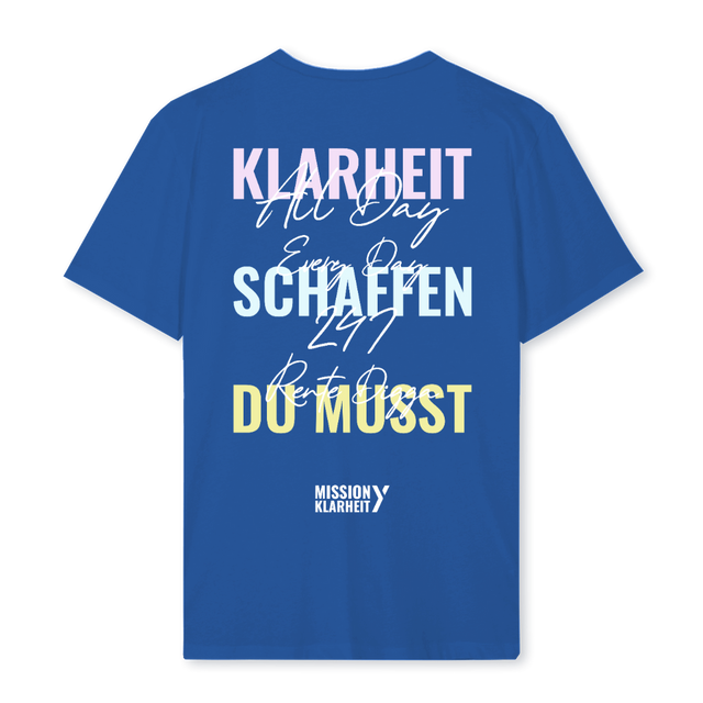 AXAMEDKLRH Cobalt Blue Regular Tee.