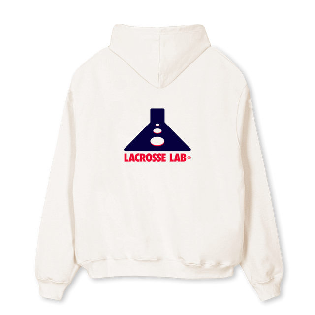 LAB EXPERIMENT Vintage White Oversized Hoodie.