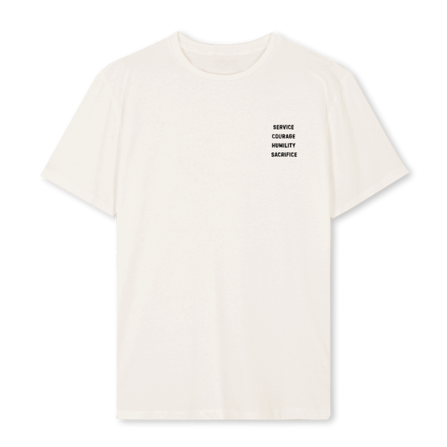 FOURVALUESTEE Vintage White Regular Tee.