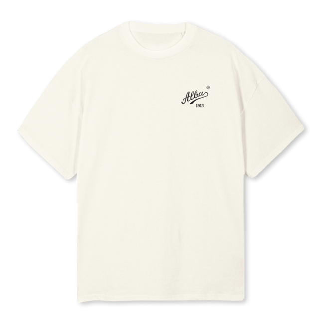 ALBATSHIRTSTANDARD Cream Oversized Tee.