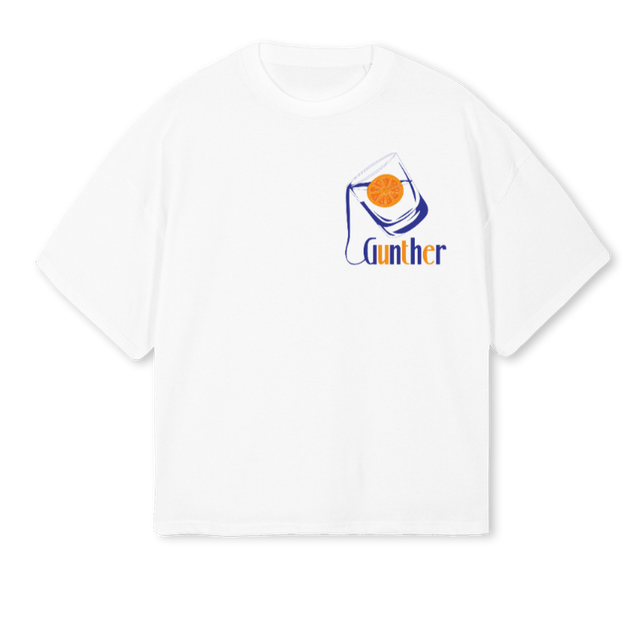 TSHIRTDRINK White Oversized Boxy Tee.