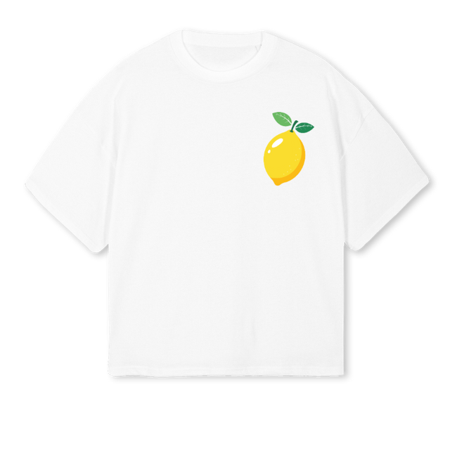 TSHIRTCITRON White Oversized Boxy Tee.