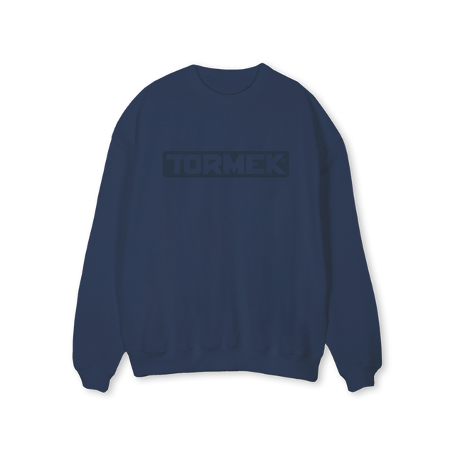 TORMEK DARKBLUE Navy Blue Regular Crewneck Sweater.