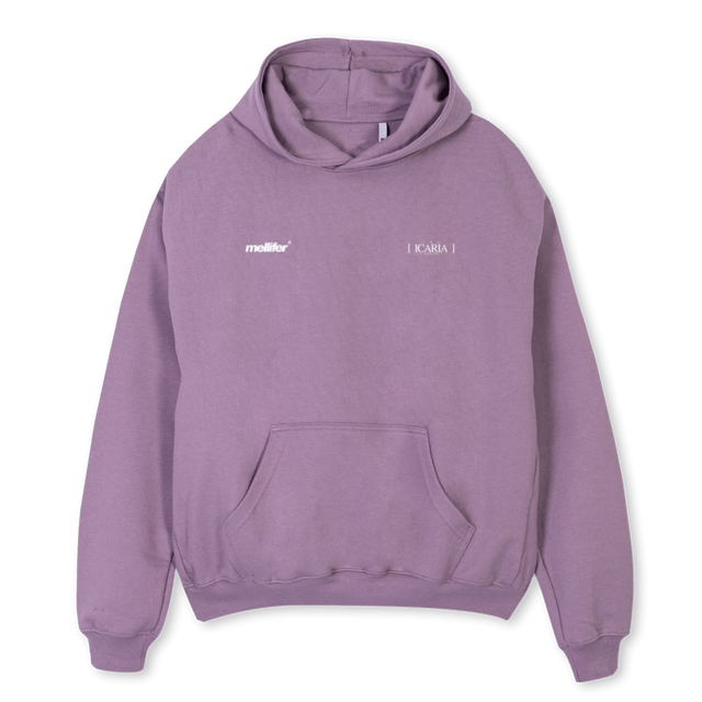 ICARIA UNO MORADO Purple Oversized Hoodie.
