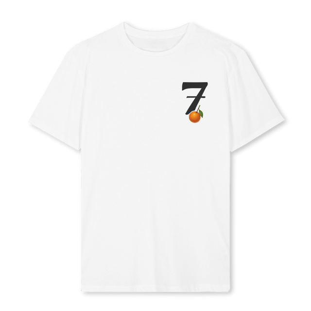 ORANGELOGOWHITE White Regular Tee.