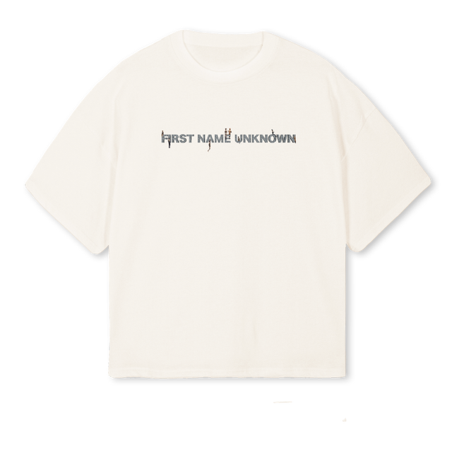 FNUDMARCOII Vintage White Oversized Boxy Tee.