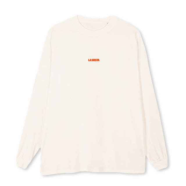 DONOTDISTURBSIESTA Vintage White Oversized LS Tee.