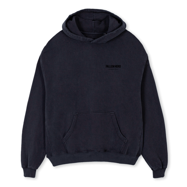 ARTHUR Vintage Black Oversized Hoodie.
