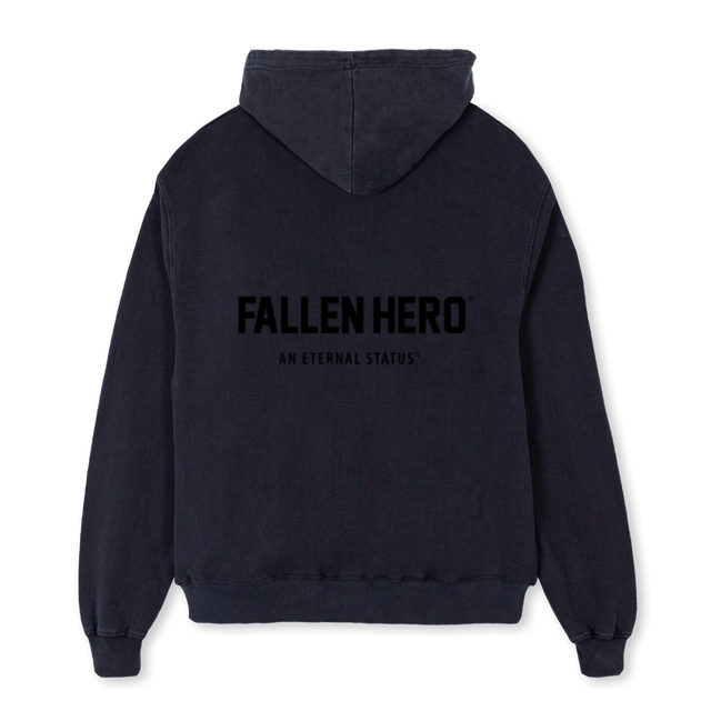 ARTHUR Vintage Black Oversized Hoodie.