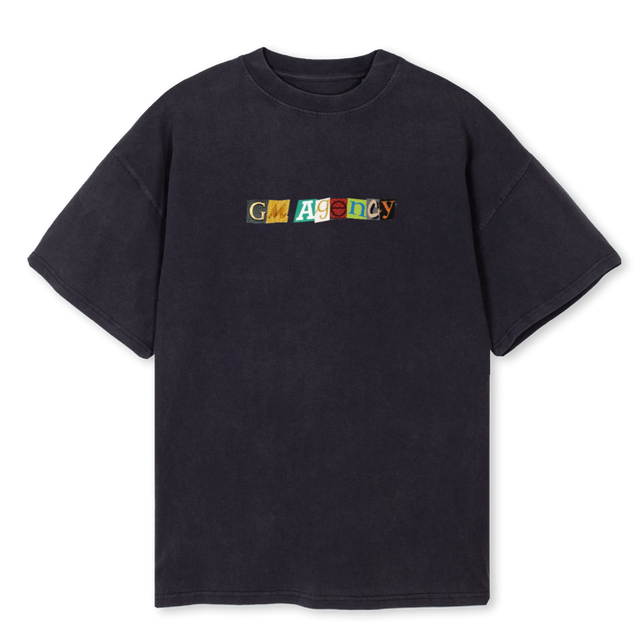 CMAGENCYII Vintage Black Oversized Tee.