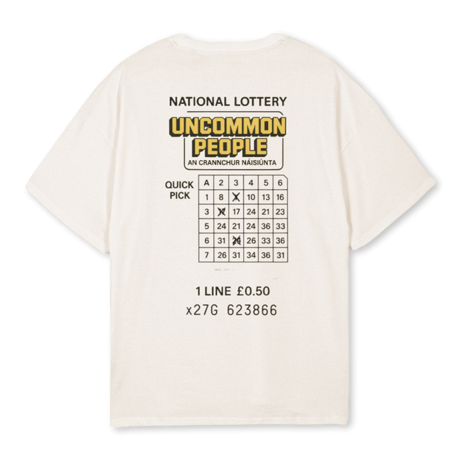 LOTTO Vintage White Oversized Tee.