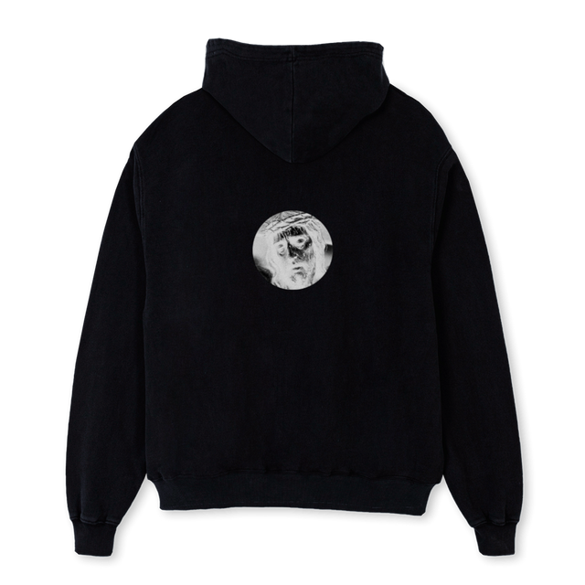 LAYERIIJESUS Black Oversized Hoodie.