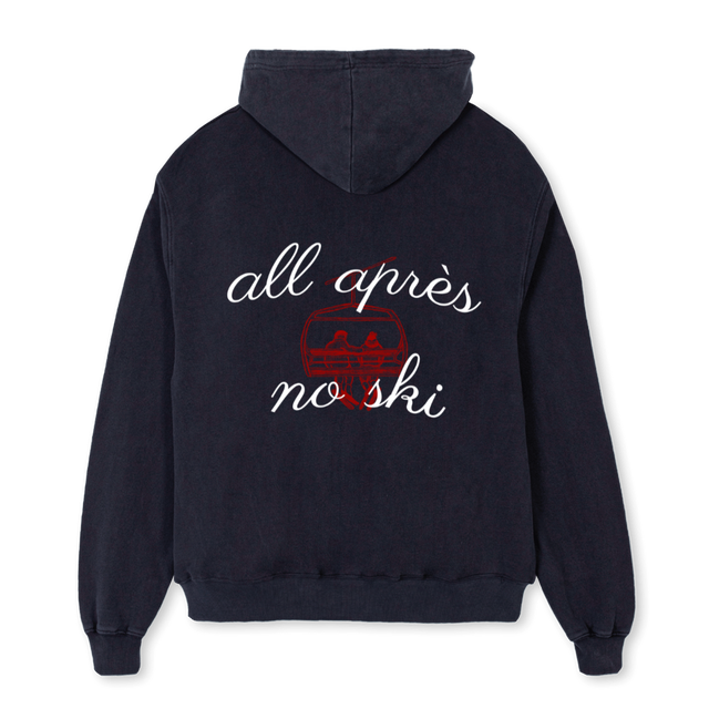 CAMPARI BOIZ Vintage Black Oversized Hoodie.