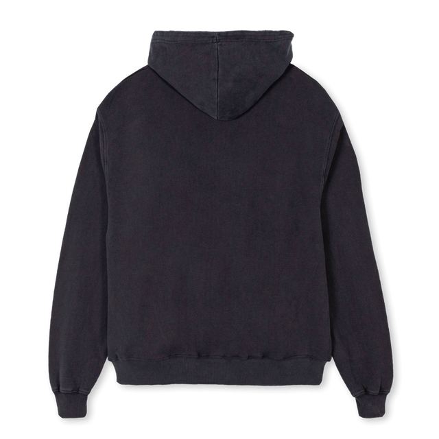 CNFSSSDCYBERVINTAGE Vintage Black Oversized Zipped Hoodie.