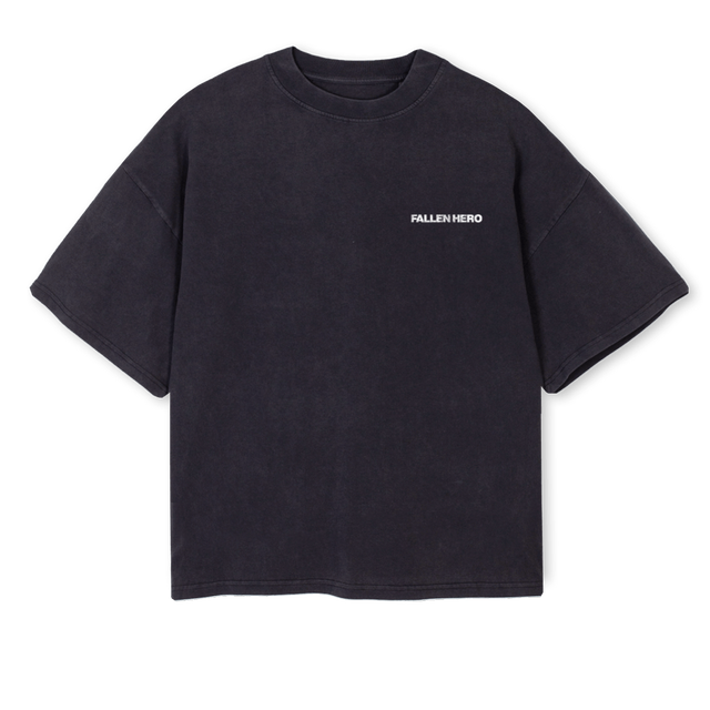 ICARUSNEW Vintage Black Oversized Boxy Tee.