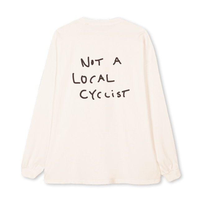 LSNOTALOCYCWHITE Vintage White Oversized LS Tee.