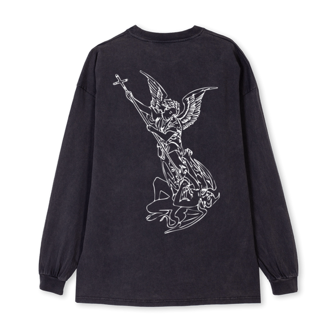 VB BIG Vintage Black Oversized LS Tee.