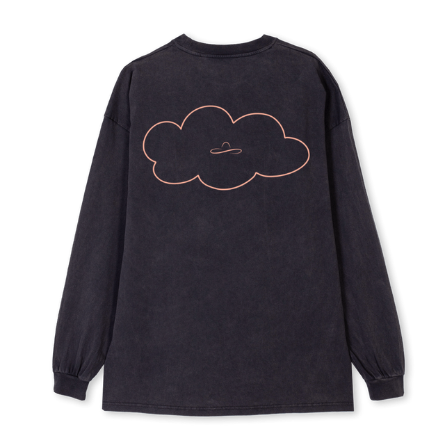 DREAMFRONT Vintage Black Oversized LS Tee.