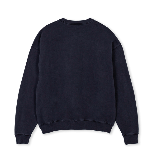 SOULXMAS Vintage Black Oversized Crewneck Sweater.