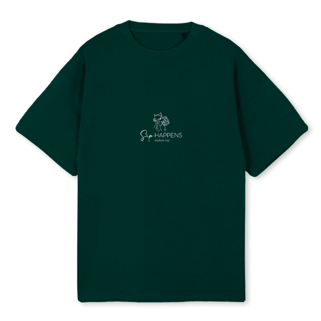 SIPHAPPENSGREEN Wild Green Oversized Tee.