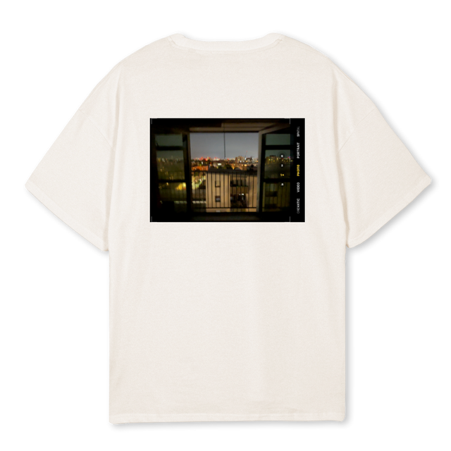 PICSWEIRD Vintage White Oversized Tee.