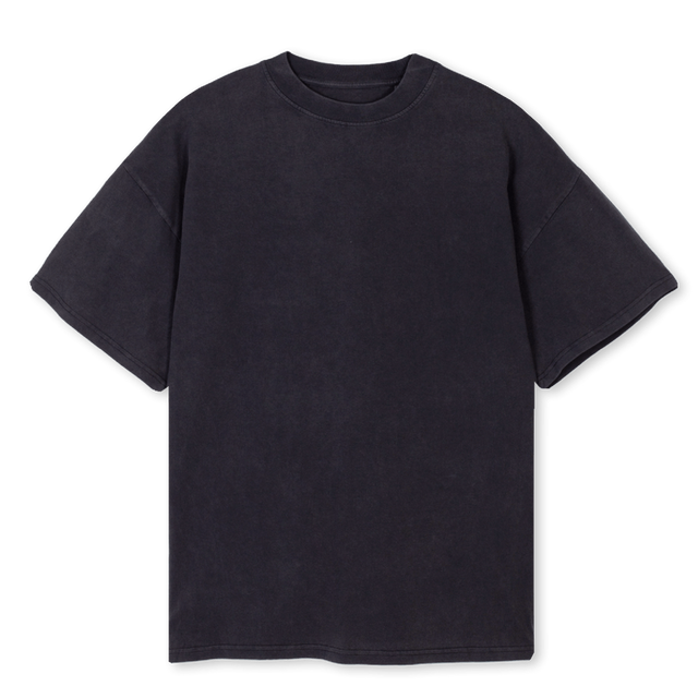 OTRURA Vintage Black Oversized Tee.