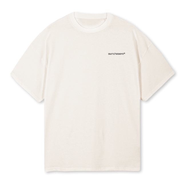 GIRLS Vintage White Oversized Tee.
