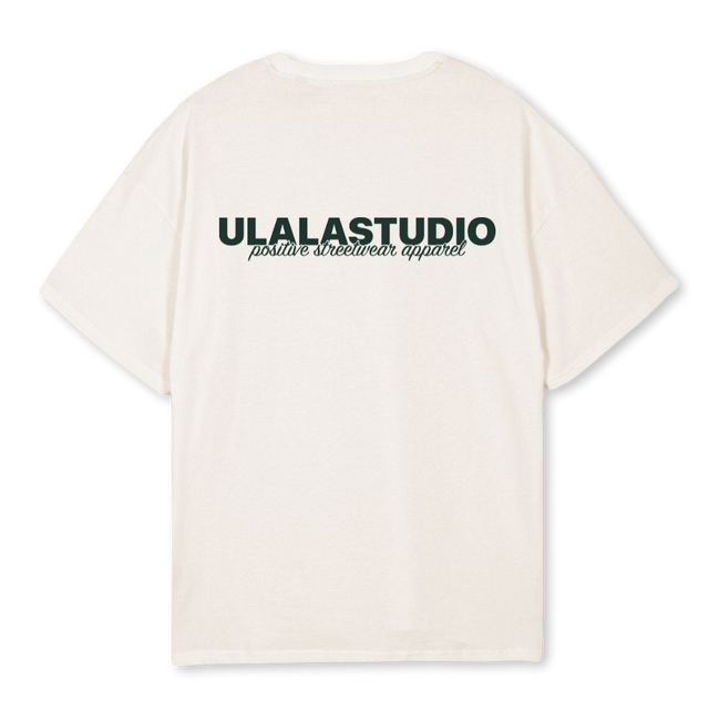 ULALADTGTEST Vintage White Oversized Tee.