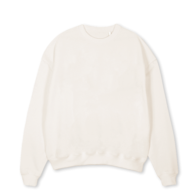 PROJEKT Vintage White Oversized Crewneck Sweater.