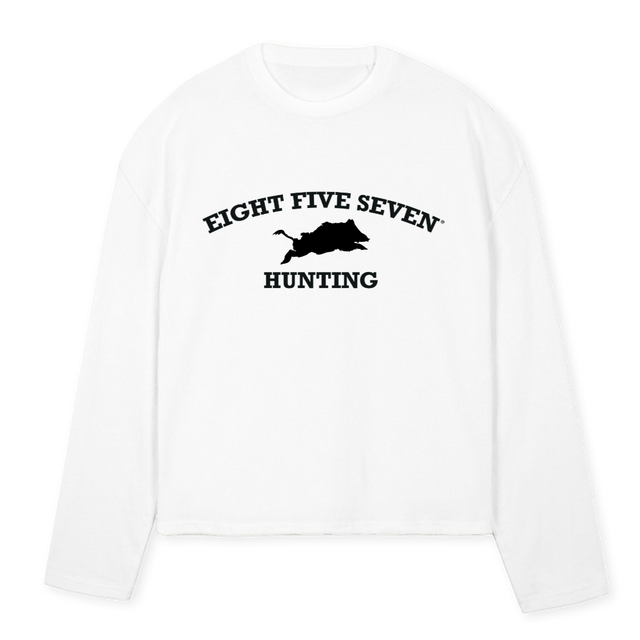EFS STWOLS White Oversized Boxy LS Tee.