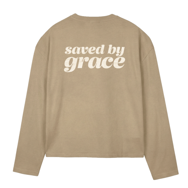 SAVED Vintage Dune Oversized Boxy LS Tee.
