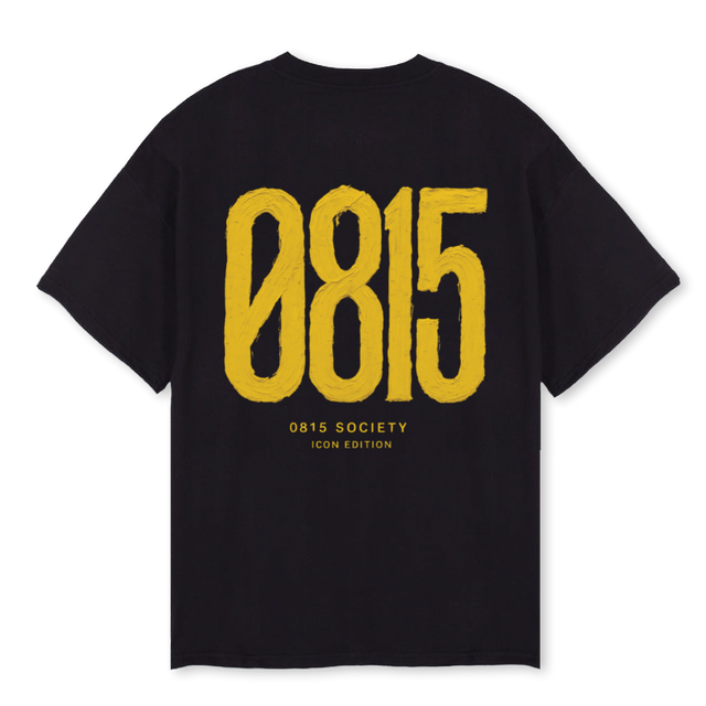 ICONYELLOW Black Oversized Tee.