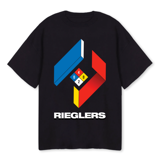 RVRCUBETWO Black Oversized Tee.