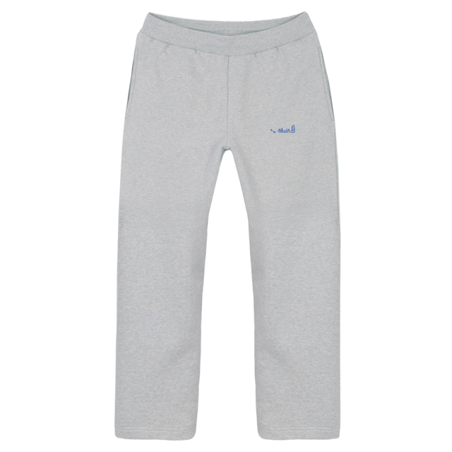 LOSANGELESSLSWEATPAN Light Grey Marl Straight-Leg Relaxed Sweatpants.